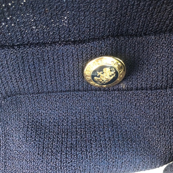 St. John Cardigan w/ matching Tank Top Navy - Picture 10 of 12